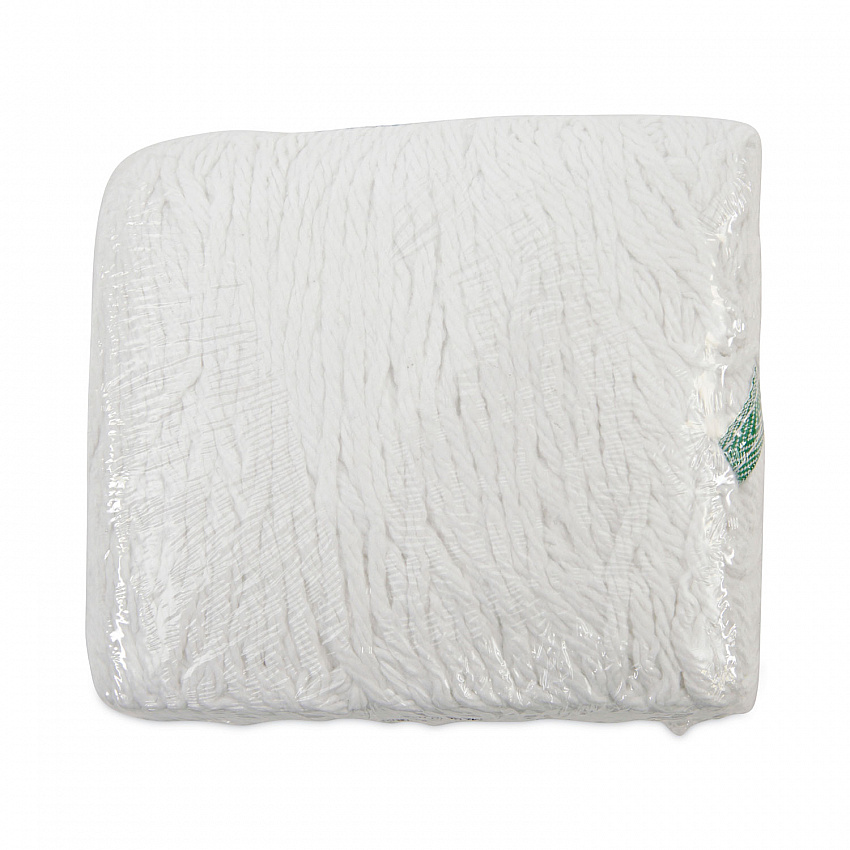 Saddleback Loop End Rayon Mop Head, Rayon, Medium, 14 oz, White, Dozen (SP200M14DZ)