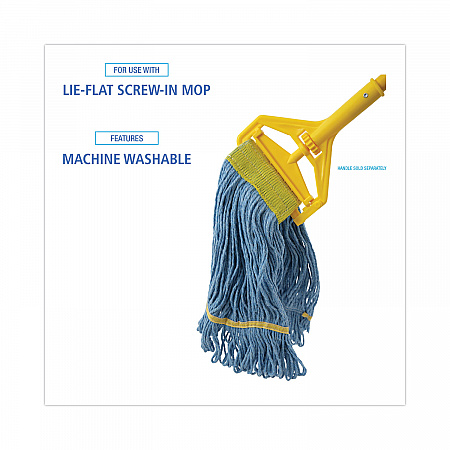 Super Loop Wet Mop Head, Cotton/Synthetic Fiber, 5