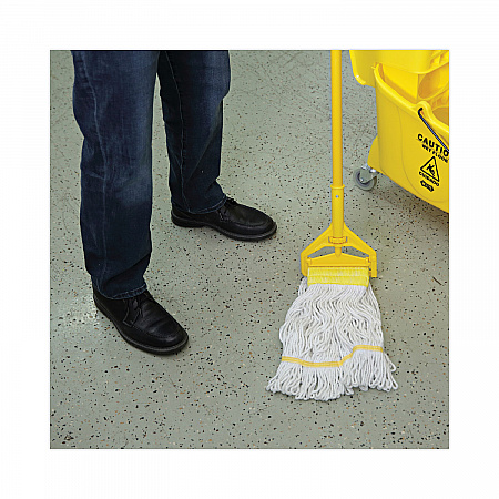 Super Loop Wet Mop Head, Cotton/Synthetic Fiber, 5
