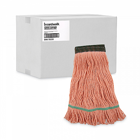 Super Loop Wet Mop Head, Cotton/Synthetic Fiber, 5