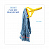 Super Loop Wet Mop Head, Cotton/Synthetic Fiber, 1