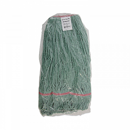 Narrowband Looped-End Mop Head, Premium Standard Head, Cotton/Rayon/Synthetic Fiber, Large, Green (503GNNB)