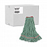 Narrowband Looped-End Mop Head, Premium Standard Head, Cotton/Rayon/Synthetic Fiber, Large, Green (503GNNB)