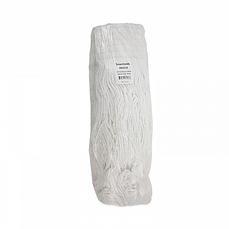 Mop Head, Pro Loop Web/Tailband, Premium Saddleback Head, Rayon, 24 oz., White, 12/Carton (524R)