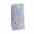 Floor Finish Mop Head, Narrow, Rayon/Polyester, Medium, White/Blue Stripes, 12/Carton (542CT)