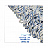 Floor Finish Mop Head, Wide, Rayon/Polyester, Medium, White/Blue Stripes, 12/Carton (552)
