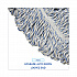 Floor Finish Mop Head, Wide, Rayon/Polyester, Large, White/Blue Stripes, 12/Carton (553)
