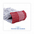 Floor Finish Mop Head, Wide, Rayon/Polyester, Large, White/Blue Stripes, 12/Carton (553)