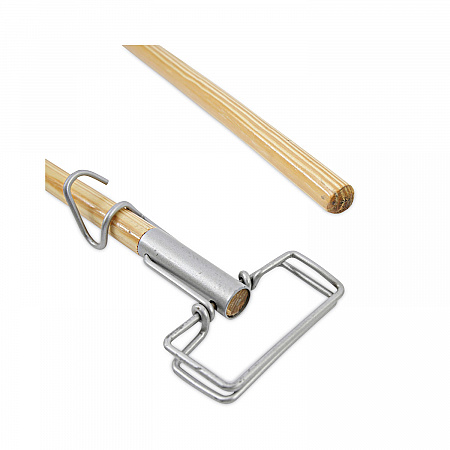 Spring Grip Metal Head Mop Handle for Most Mop Heads, 60