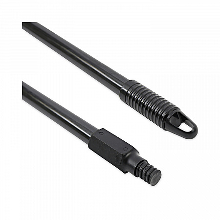 Fiberglass Broom Handle, Nylon Plastic Threaded End, 1