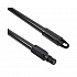 Fiberglass Broom Handle, Nylon Plastic Threaded End, 1
