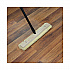 Fiberglass Broom Handle, Nylon Plastic Threaded End, 1