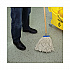 Cut-End Lie-Flat Wet Mop Head, Cotton, 16 oz, White, 12/Carton (716CCT)