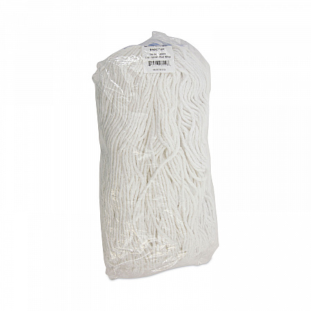 Cut-End Lie-Flat Wet Mop Head, Rayon, 16 oz, White (716REA)