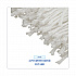 Mop Head, Economical Lie-Flat Head, Rayon Fiber, 20 oz, White, 12/Carton (720R)