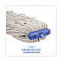 Cut-End Lie-Flat Wet Mop Head, Cotton, 24 oz, White, 12/Carton (724CCT)