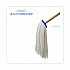 Cut-End Lie-Flat Wet Mop Head, Rayon, 24 oz, White (724REA)
