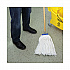 Cut-End Lie-Flat Wet Mop Head, Rayon, 24 oz, White (724REA)
