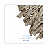 Mop Head, Economical Lie-Flat Head, Cotton Fiber, 32 oz, White, 12/Carton (732C)