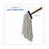 Mop Head, Economical Lie-Flat Head, Rayon Fiber, 32 oz, White, 12/Carton (732R)