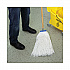 Mop Head, Economical Lie-Flat Head, Rayon Fiber, 32 oz, White, 12/Carton (732R)