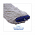 Mop Head, Economical Lie-Flat Head, Rayon Fiber, 32 oz, White, 12/Carton (732R)