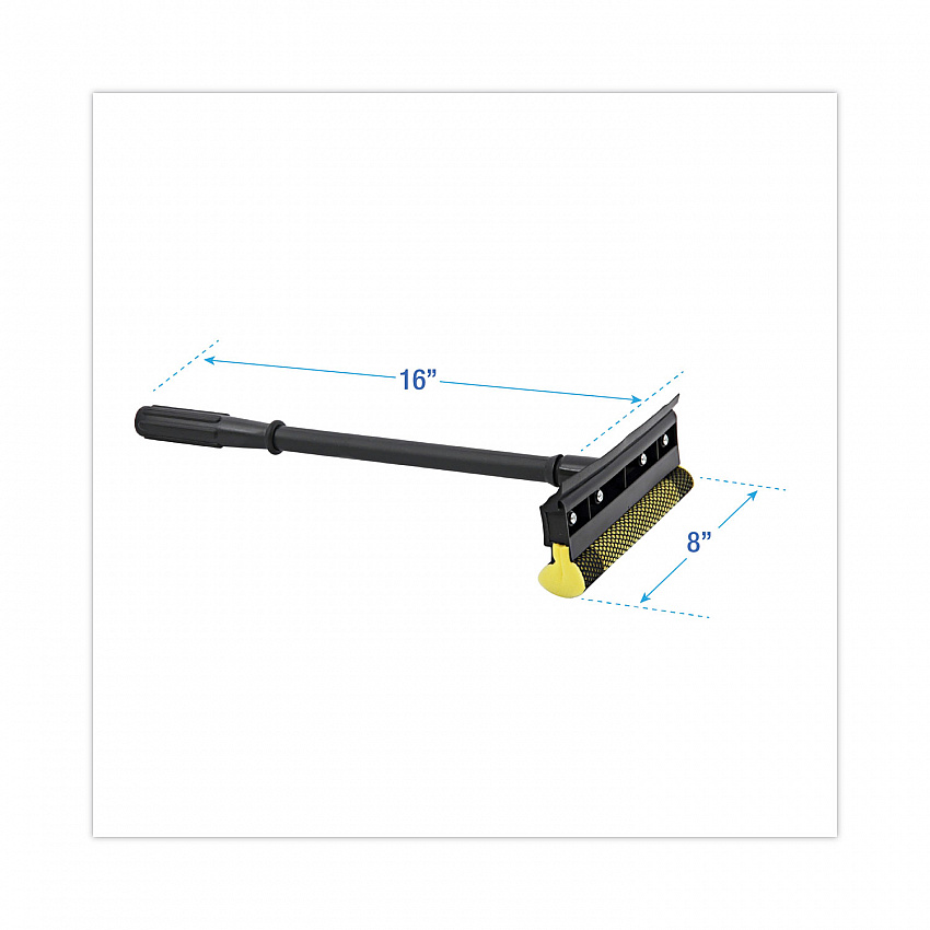 General-Duty Squeegee, 8" Wide Blade, 16" Handle (816)