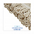 Mop Head, Lie-Flat Head, Cotton Fiber, 24 oz, White, 12/Carton (824C)