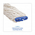 Mop Head, Lie-Flat Head, Cotton Fiber, 24 oz, White, 12/Carton (824C)