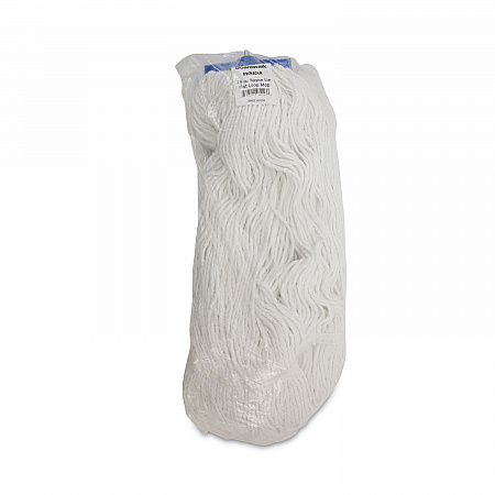 Mop Head, Lie-Flat Head, Rayon Fiber, 24 oz, White, 12/Carton (824R)