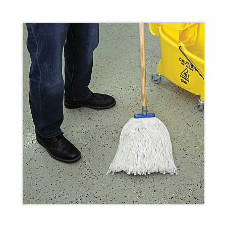 Lie-Flat Screw-In Mop Handle, 1.13