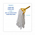 Mop Head, Looped, Enviro Clean With Tailband, Cotton/Synthetic, Large, White, 12/Carton (8003)