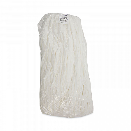 Mop Head, Looped, Enviro Clean With Tailband, Cotton/Synthetic, Large, White, 12/Carton (8003)