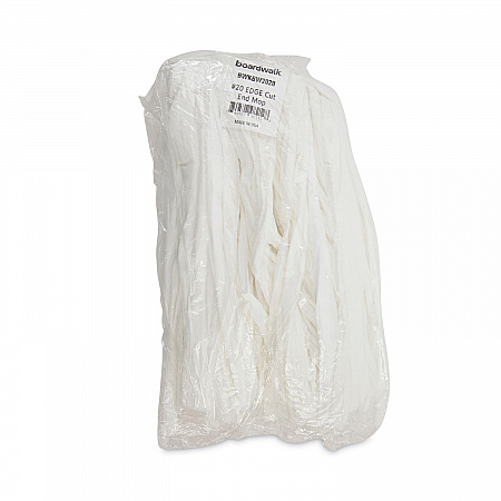 Nonwoven Cut End Edge Mop, Rayon/Polyester, #20, White, 12/Carton (BW2020)