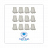 Nonwoven Cut End Edge Mop, Rayon/Polyester, #24, White, 12/Carton (BW2024)