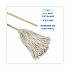 Cotton Deck Mop, #24 White Cotton Head, 50