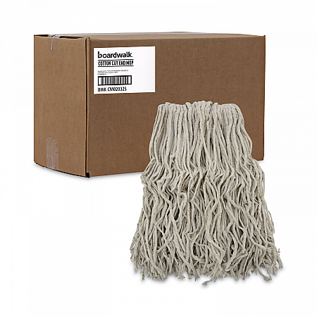 Cotton Mop Head, Cut-End, #32, White, 12/Carton (CM02032S)