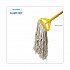 Banded Cotton Mop Heads, 24 oz, White, 12/Carton (CM20024)