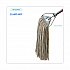 Mop Head, Cotton, Cut-End, White, 4-Ply, 32 oz, 12/Carton (CM20032)