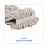 Mop Head, Cotton, Cut-End, White, 4-Ply, 32 oz, 12/Carton (CM20032)