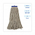 Mop Head, Lie-Flat Head, Cotton Fiber, 24 oz., White, 12/Carton (CM22024)