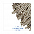 Mop Head, Lie-Flat Head, Cotton Fiber, 24 oz., White, 12/Carton (CM22024)