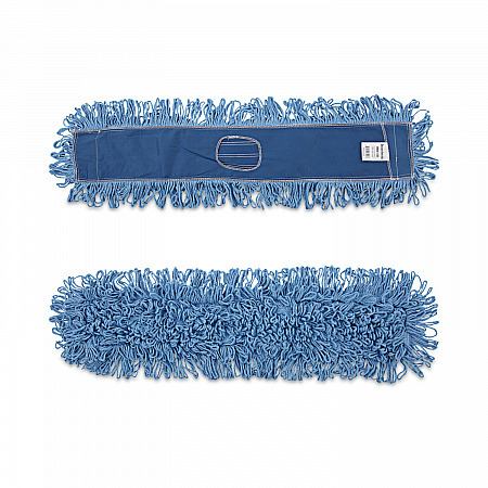 Dry Mopping Kit, 36 x 5 Blue Blended Synthetic Head, 60