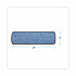 Microfiber Wet Mop Head, Blue, 18 x 5, Split Microfiber, Hook and Loop Back, Dozen (MFM185BCFDZ)