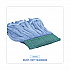 Microfiber Looped-End Wet Mop Heads, Medium, Blue, 12/Carton, 12/Carton (MWTMBCT)