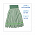 Microfiber Looped-End Wet Mop Heads, Medium, Green, 12/Carton (MWTMGCT)