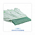 Microfiber Looped-End Wet Mop Heads, Medium, Green, 12/Carton (MWTMGCT)