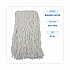 Banded Rayon Cut-End Mop Heads, #24, White, 1.25