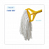 Banded Rayon Cut-End Mop Heads, #24, White, 1.25