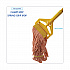 Super Loop Wet Mop Head, Cotton/Synthetic Fiber, 5